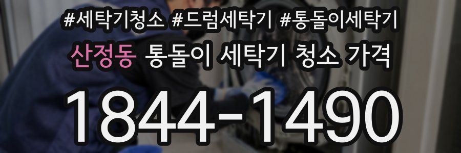 산정동 통돌이 세탁기 청소 가격