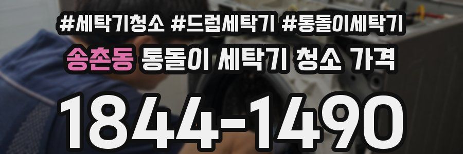 송촌동 통돌이 세탁기 청소 가격