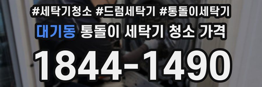 대기동 통돌이 세탁기 청소 가격