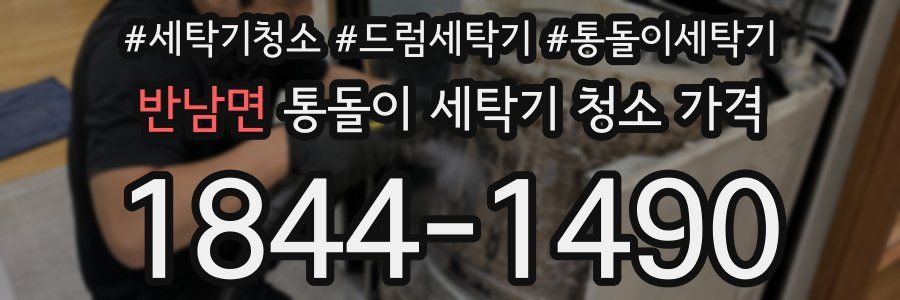 반남면 통돌이 세탁기 청소 가격