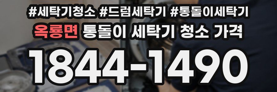 옥룡면 통돌이 세탁기 청소 가격