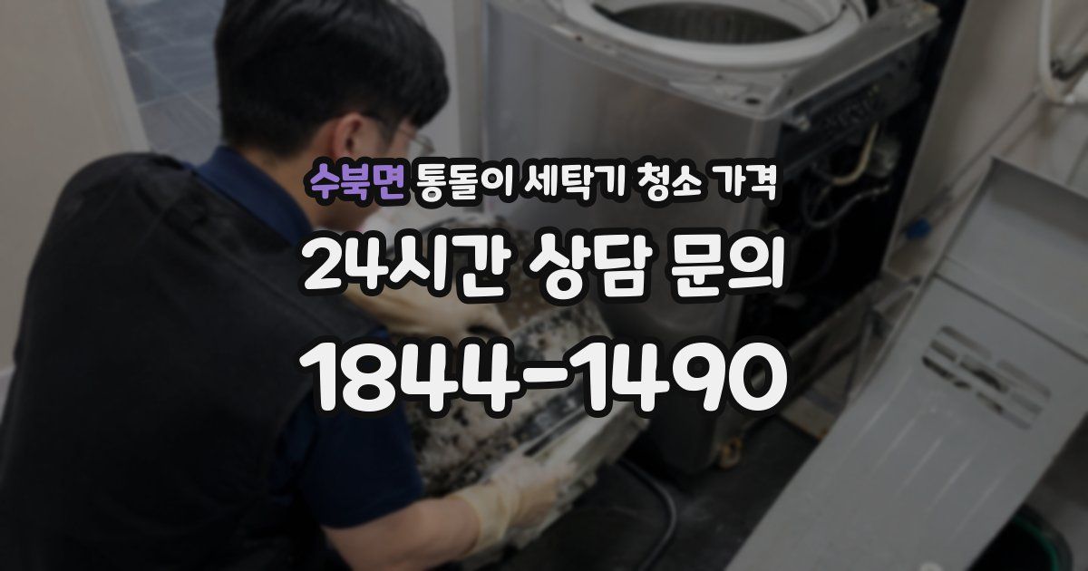 수북면 통돌이 세탁기 청소 가격