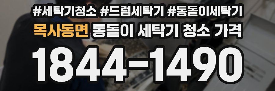 목사동면 통돌이 세탁기 청소 가격