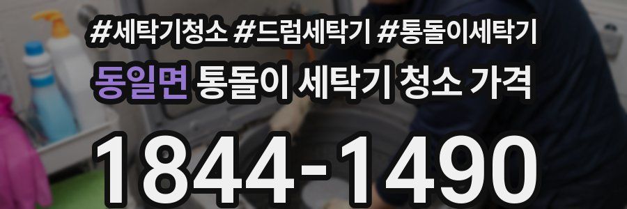 동일면 통돌이 세탁기 청소 가격