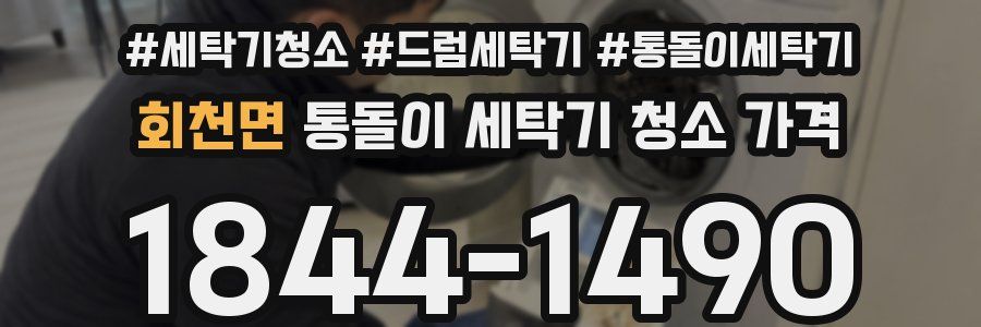 회천면 통돌이 세탁기 청소 가격
