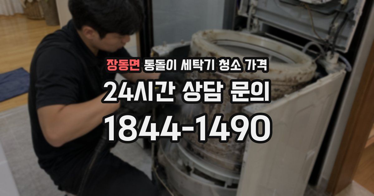 장동면 통돌이 세탁기 청소 가격