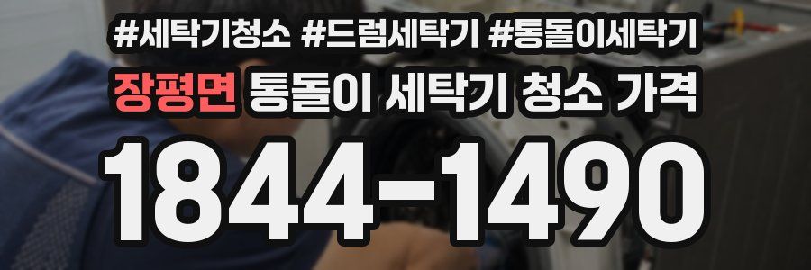 장평면 통돌이 세탁기 청소 가격