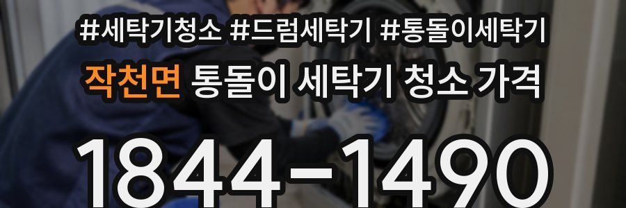 작천면 통돌이 세탁기 청소 가격
