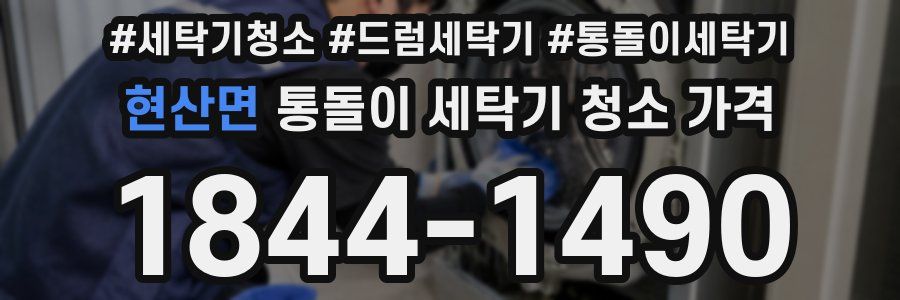 현산면 통돌이 세탁기 청소 가격