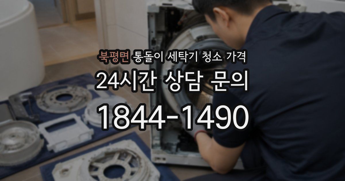 북평면 통돌이 세탁기 청소 가격