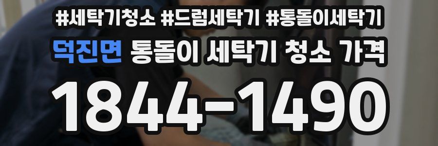 덕진면 통돌이 세탁기 청소 가격