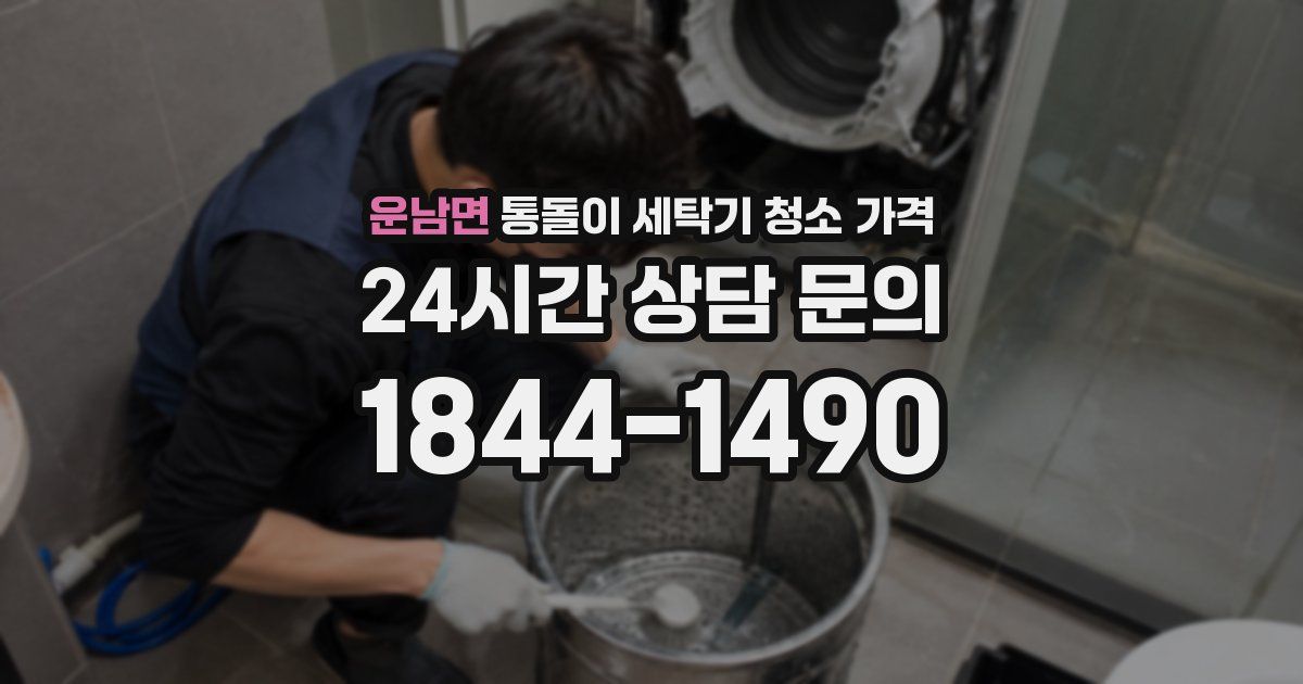 운남면 통돌이 세탁기 청소 가격