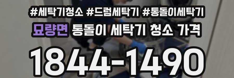 묘량면 통돌이 세탁기 청소 가격