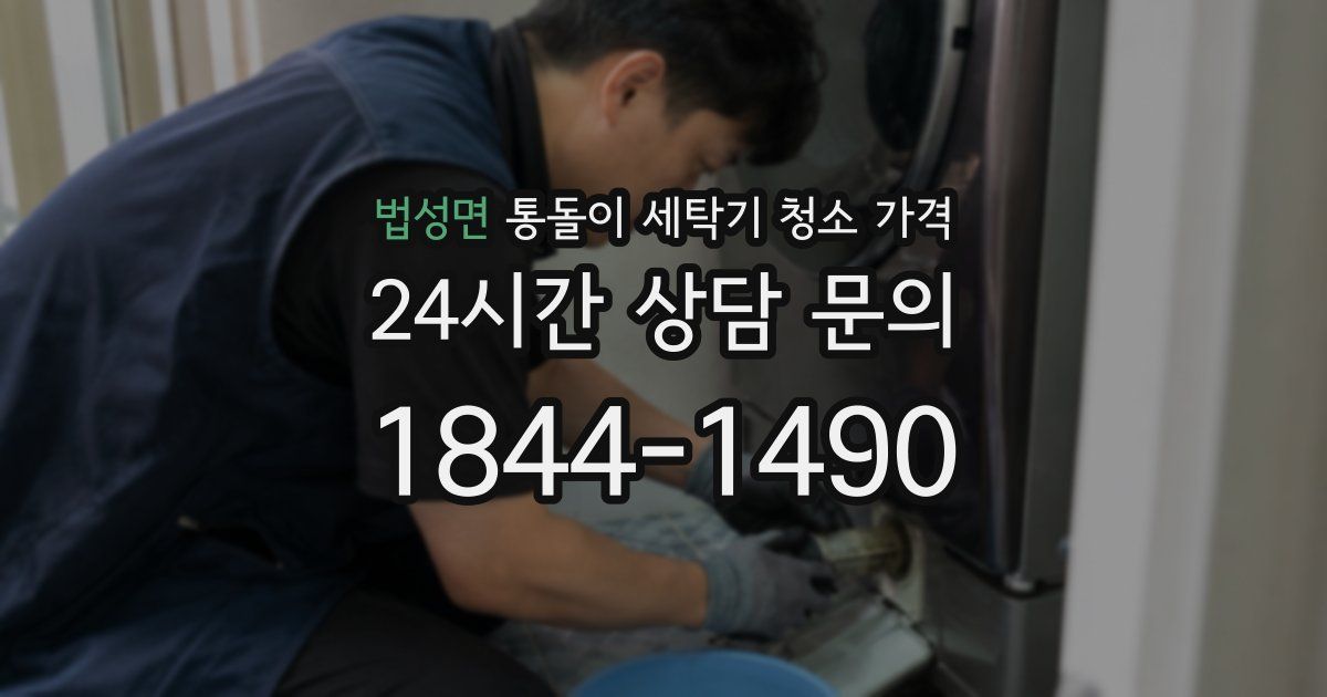 법성면 통돌이 세탁기 청소 가격