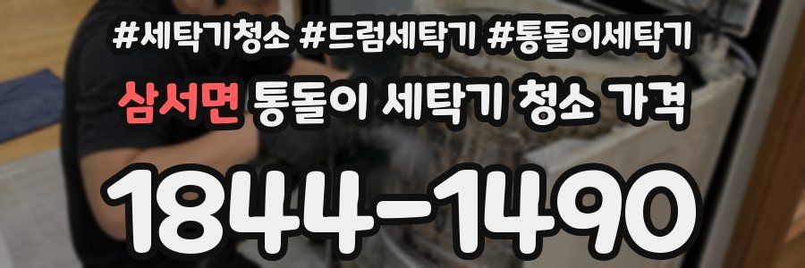 삼서면 통돌이 세탁기 청소 가격