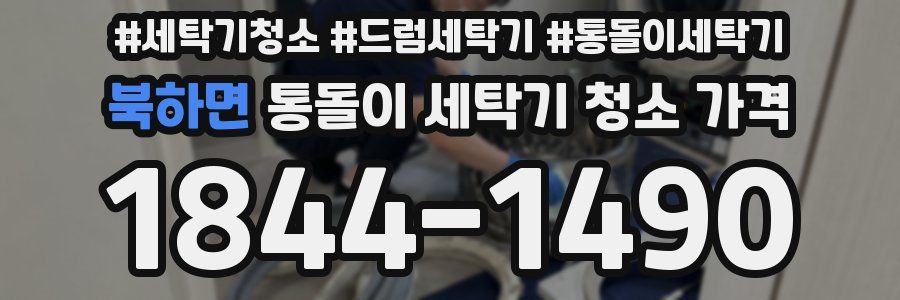 북하면 통돌이 세탁기 청소 가격