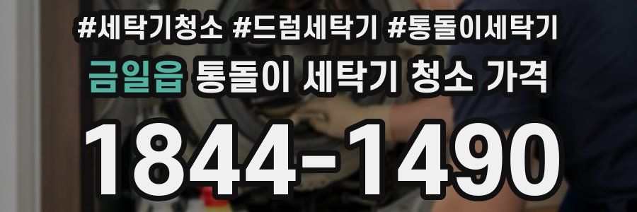 금일읍 통돌이 세탁기 청소 가격