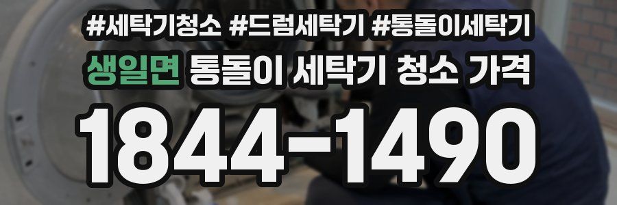 생일면 통돌이 세탁기 청소 가격