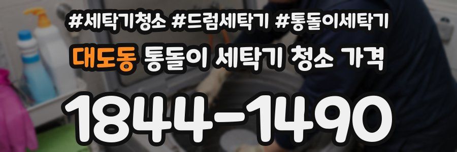 대도동 통돌이 세탁기 청소 가격
