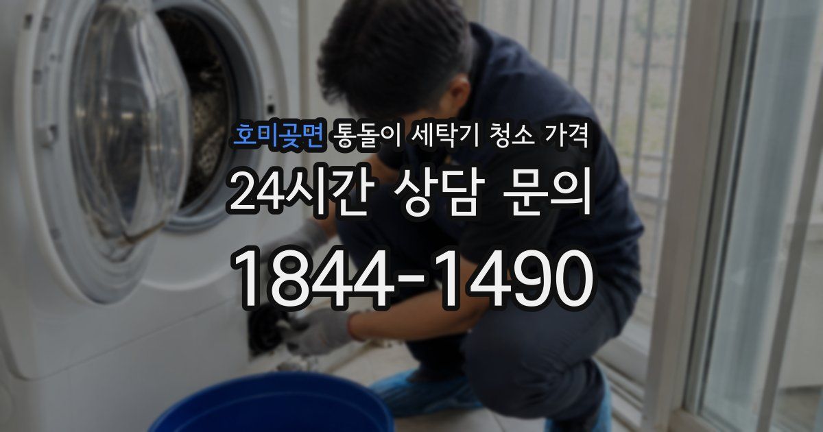 호미곶면 통돌이 세탁기 청소 가격