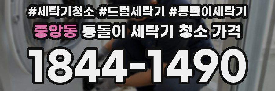 중앙동 통돌이 세탁기 청소 가격