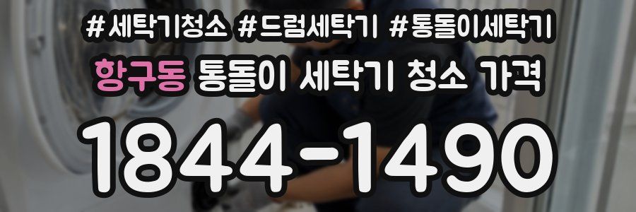 항구동 통돌이 세탁기 청소 가격