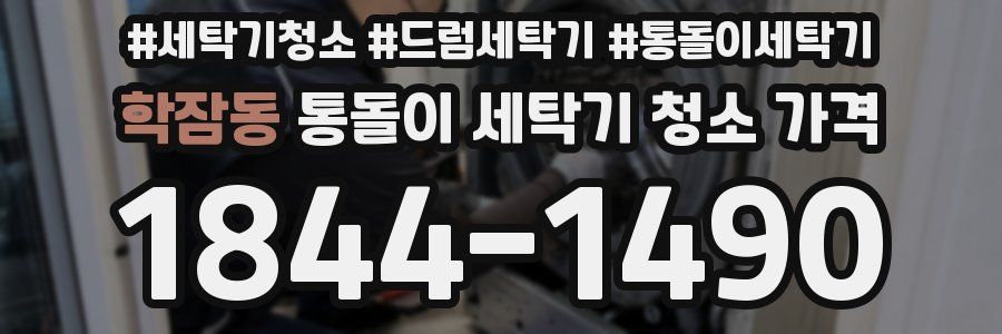 학잠동 통돌이 세탁기 청소 가격