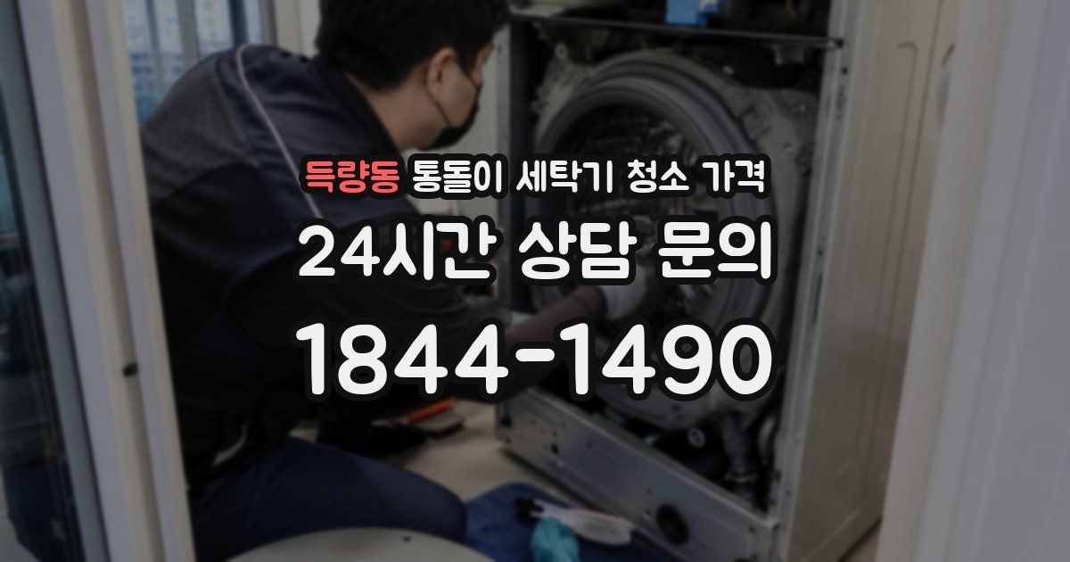 득량동 통돌이 세탁기 청소 가격