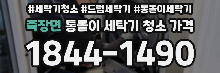 죽장면 통돌이 세탁기 청소 가격