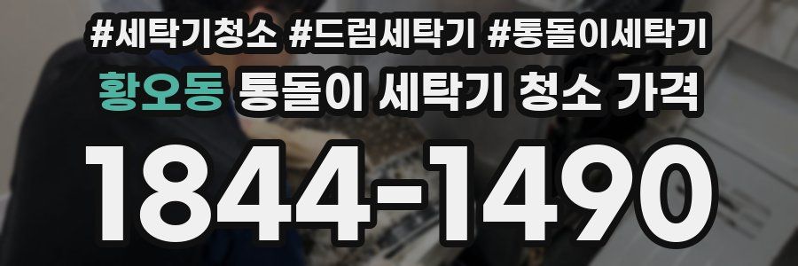 황오동 통돌이 세탁기 청소 가격