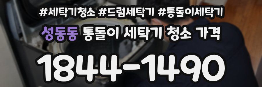 성동동 통돌이 세탁기 청소 가격