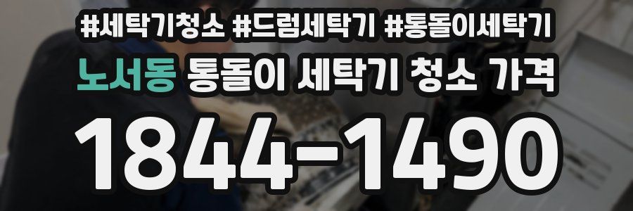 노서동 통돌이 세탁기 청소 가격