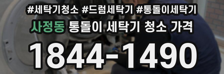 사정동 통돌이 세탁기 청소 가격