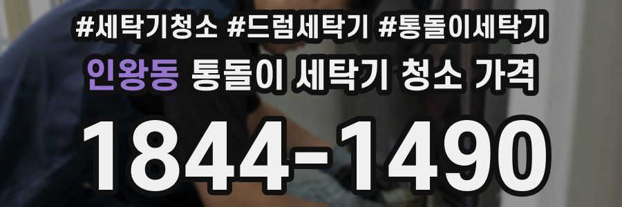 인왕동 통돌이 세탁기 청소 가격