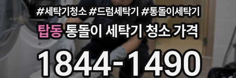탑동 통돌이 세탁기 청소 가격