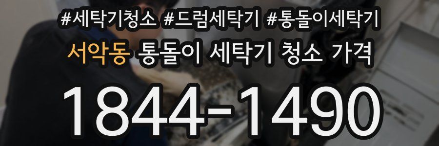 서악동 통돌이 세탁기 청소 가격