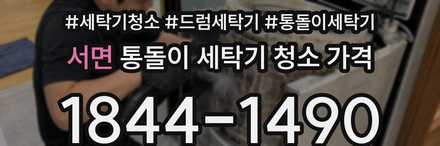 서면 통돌이 세탁기 청소 가격
