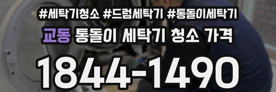 교동 통돌이 세탁기 청소 가격