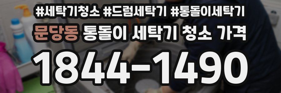 문당동 통돌이 세탁기 청소 가격