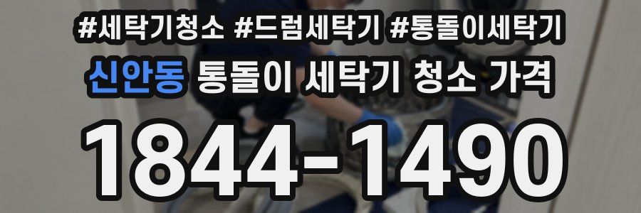 신안동 통돌이 세탁기 청소 가격