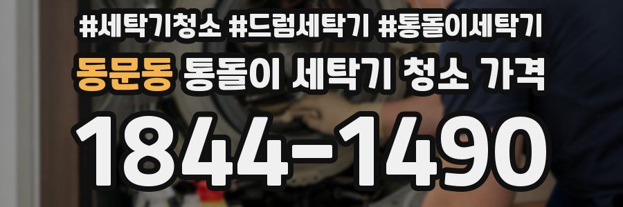 동문동 통돌이 세탁기 청소 가격