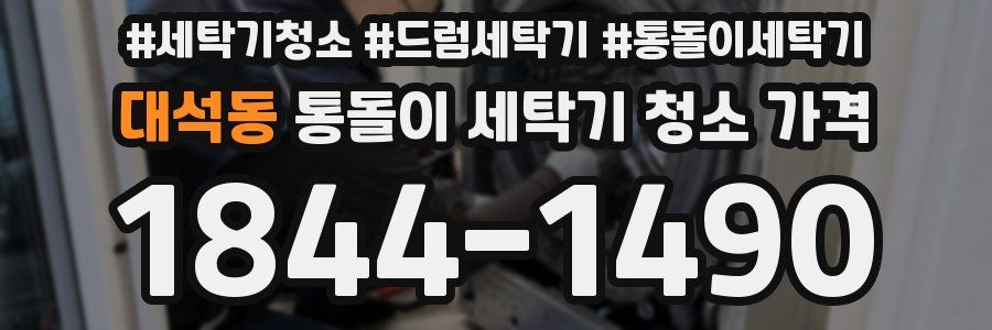 대석동 통돌이 세탁기 청소 가격