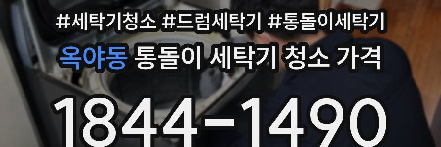 옥야동 통돌이 세탁기 청소 가격