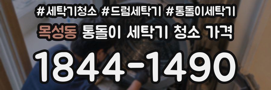 목성동 통돌이 세탁기 청소 가격