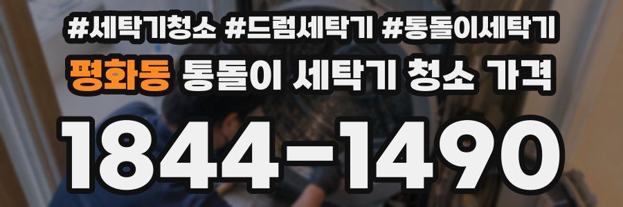 평화동 통돌이 세탁기 청소 가격