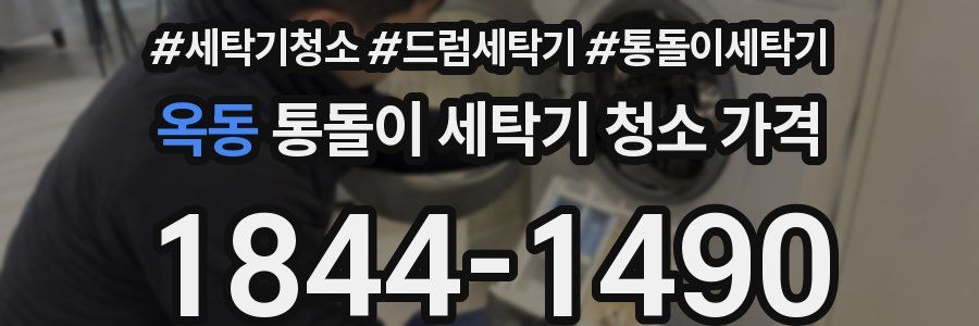 옥동 통돌이 세탁기 청소 가격