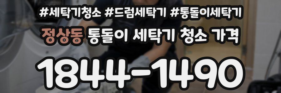 정상동 통돌이 세탁기 청소 가격