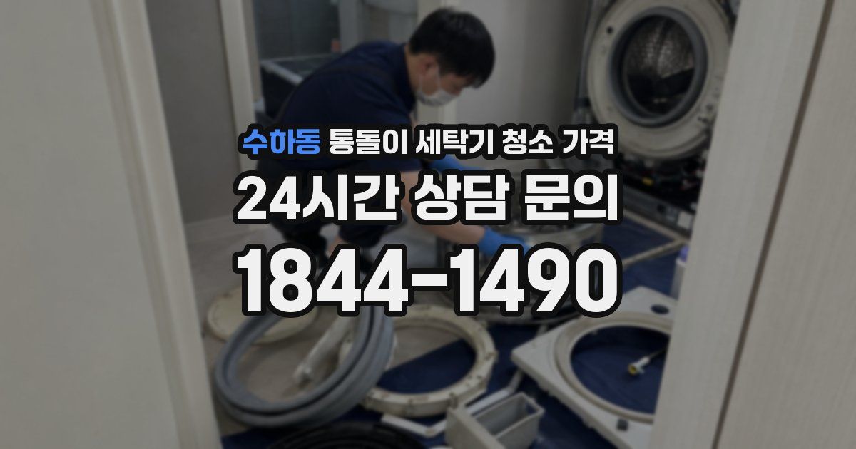 수하동 통돌이 세탁기 청소 가격