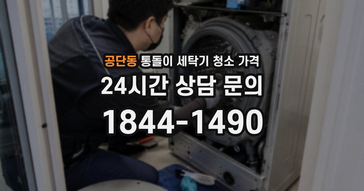공단동 통돌이 세탁기 청소 가격