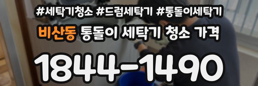 비산동 통돌이 세탁기 청소 가격